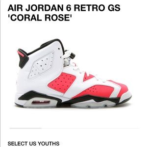 Coral Jordan Sneakers